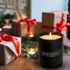 Benevolence Candles Lavender, Mint & Sage Scented Candle | 8 Oz Scented Candles for Men | Summer Scented Candles Black | Manly Indulgence Candles | 45 Hour Burn Candles for Women | Lavender Candle