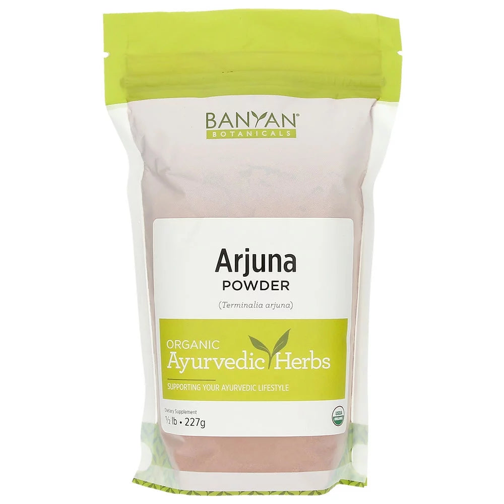 Organic Arjuna Powder ­­– Arjuna Bark Powder (Terminalia Arjuna) –Traditional Herbal Heart Supplement for Proper Heart Function* – 1/2 Lb. – Non-Gmo, Sustainably Sourced, Vegan*