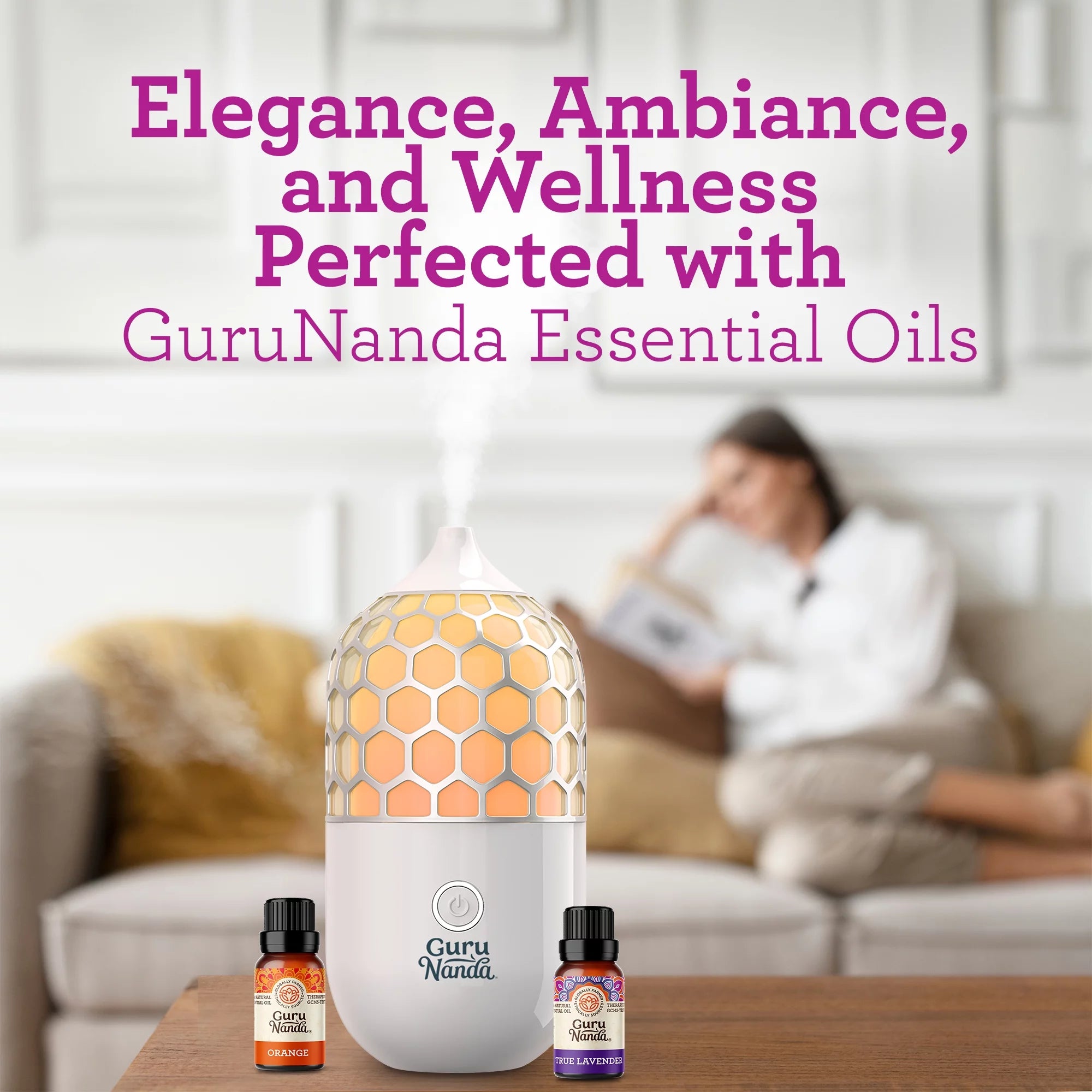 , Honeycomb Essential Oil Aromatherapy Diffuser, 100Ml