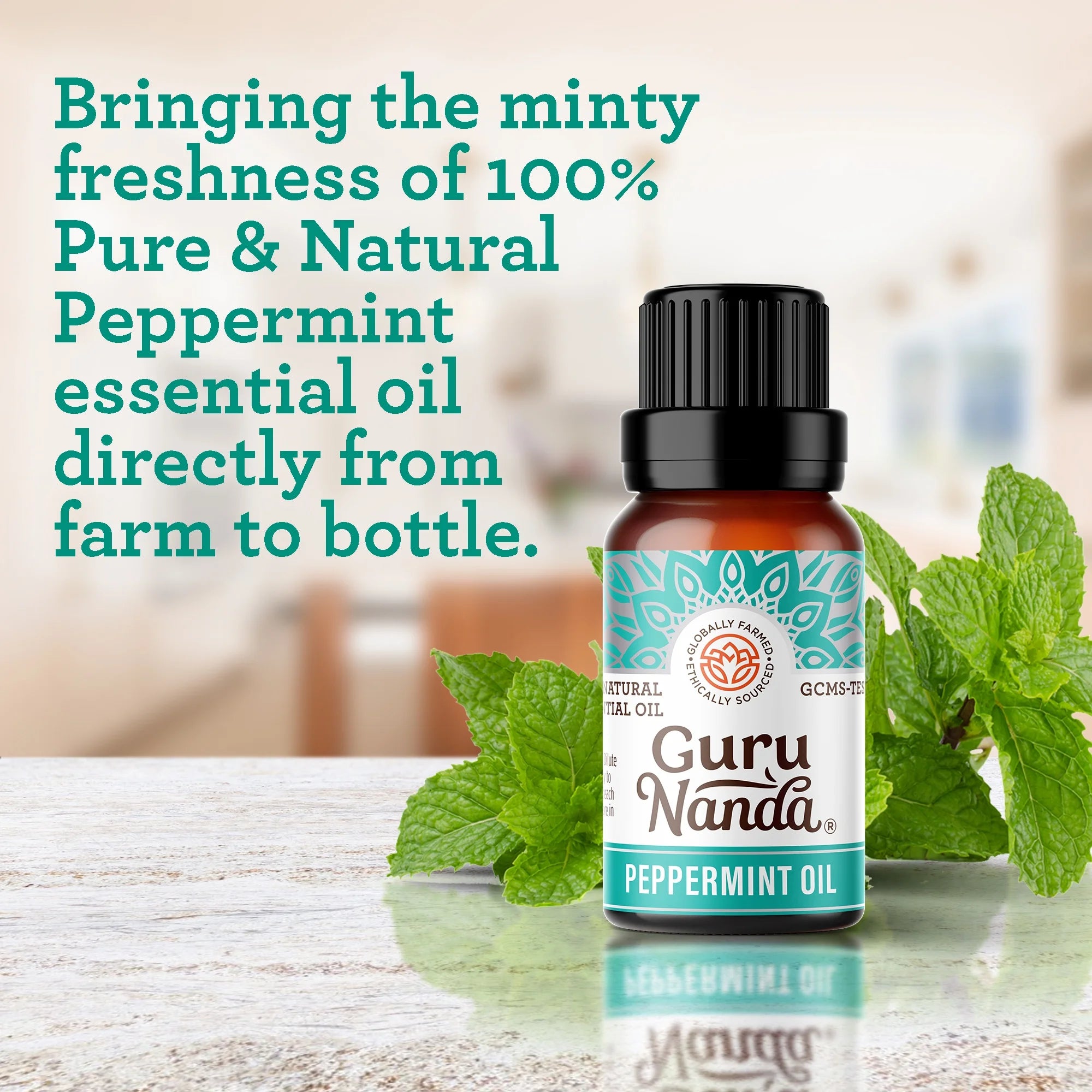 100% Pure and Natural Peppermint Oil for Aromatherapy, & Diffuser - 15Ml