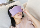 Weighted Eye Pillow Mask, Lavender Velvet, Microwave or Freeze, Washable, 9.5X4.5 In, for Sleep, Yoga, Meditation, Relaxation