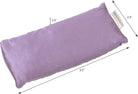 Weighted Eye Pillow Mask, Lavender Velvet, Microwave or Freeze, Washable, 9.5X4.5 In, for Sleep, Yoga, Meditation, Relaxation