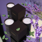 Benevolence Candles Lavender, Mint & Sage Scented Candle | 8 Oz Scented Candles for Men | Summer Scented Candles Black | Manly Indulgence Candles | 45 Hour Burn Candles for Women | Lavender Candle