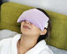 Weighted Eye Pillow Mask, Lavender Velvet, Microwave or Freeze, Washable, 9.5X4.5 In, for Sleep, Yoga, Meditation, Relaxation