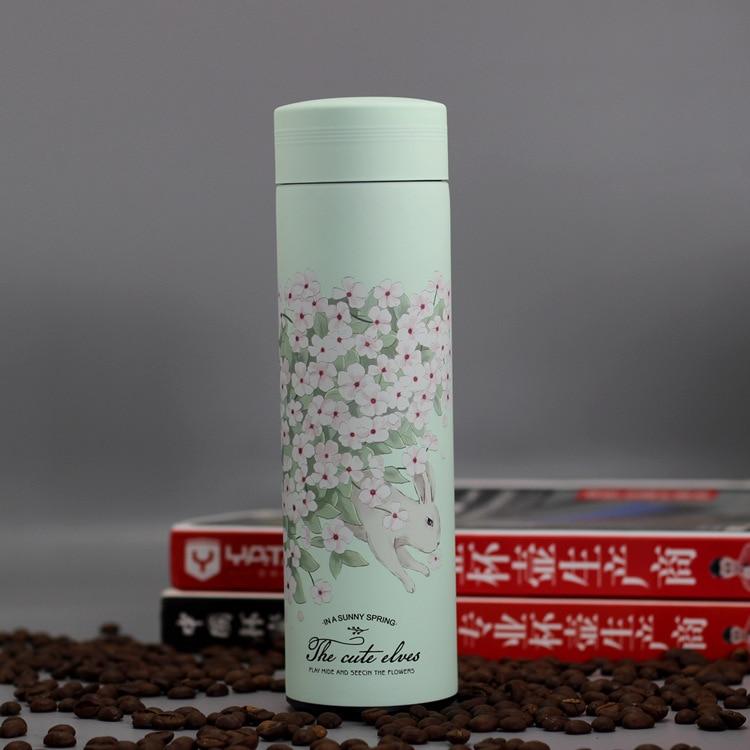 500ML Hot Water Thermos Tea Vacuum Flask With Filter Stainless Steel - Juvrena