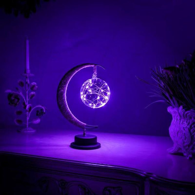 "Magical Moon Sepak Takraw 3D LED Night Lamp - Perfect Christmas Decoration and Bedside Light!" - Juvrena