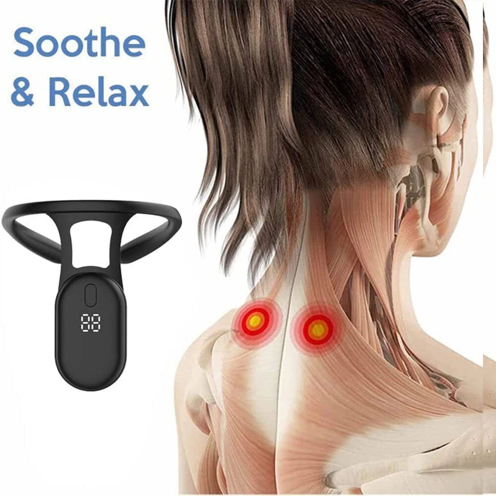 Posture Corrector Device Micro Vibration Posture Training Reminder Smart Sensor Back Posture Neck Hump Corrector for Adult Kid - Juvrena