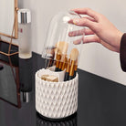 Rotating Makeup Brush Storage - Juvrena