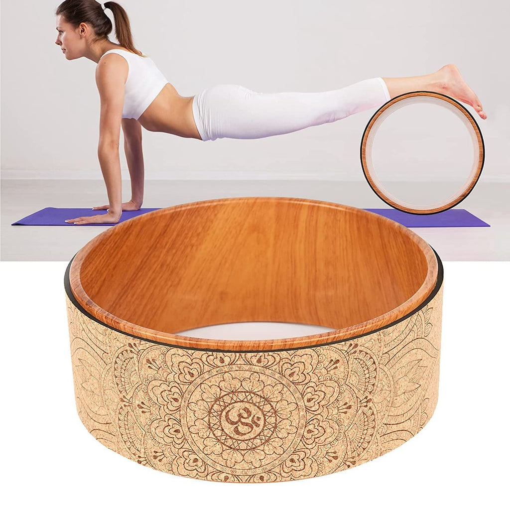 Yoga Roller Cork Back Wheel - Juvrena
