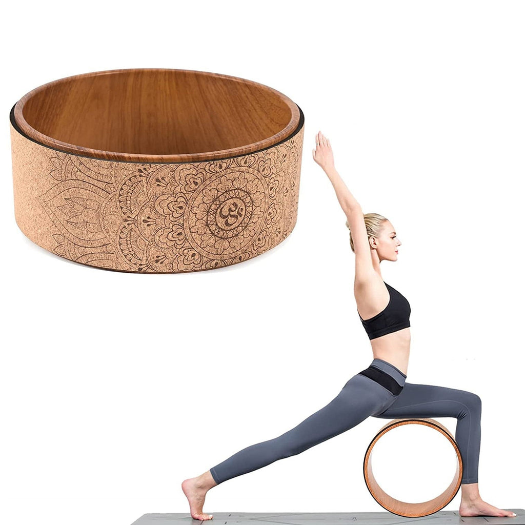 Yoga Roller Cork Back Wheel - Juvrena